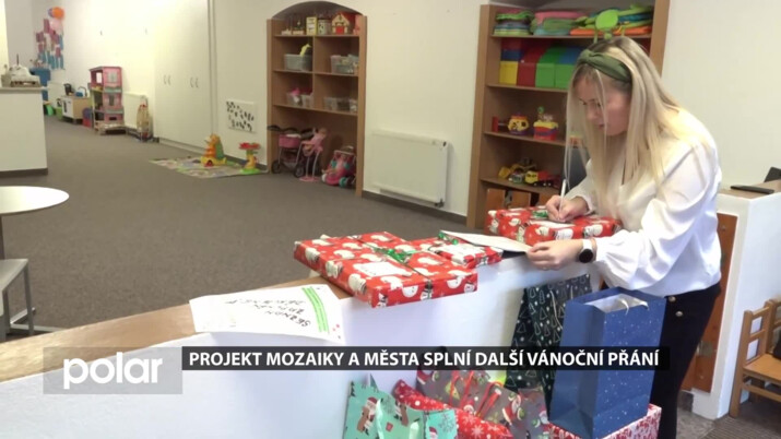 Projekt Rodinného centra Mozaika a města splní další vánoční přání