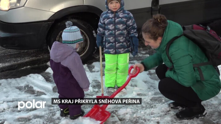 Moravskoslezský kraj přikryla sněhová peřina. Po víkendu ale sníh zase roztaje