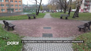 V Ostravě se textil sbírá už 10 let. Dělají se z něj lavičky i pískoviště