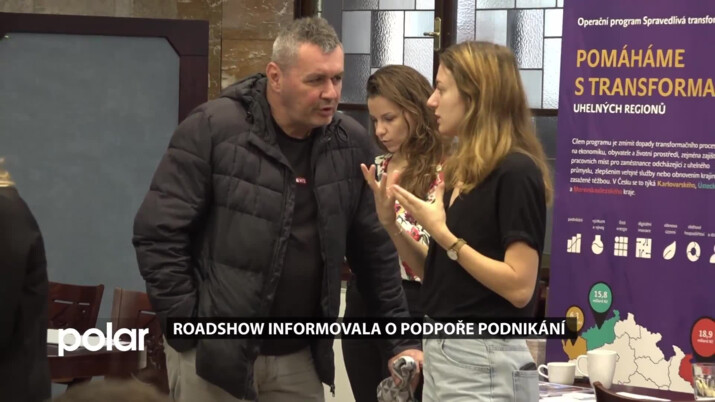 Roadshow informovala o podpoře podnikání