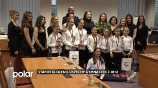 Starosta Ostravy-Jihu ocenil úspěchy mladých gymnastek na Mistrovství Evropy