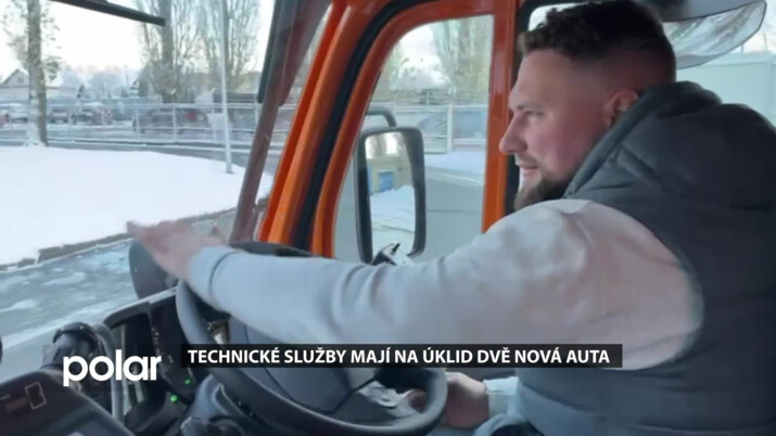 Technické služby mají na úklid dvě nová auta, nahradila dvacet let staré vozy