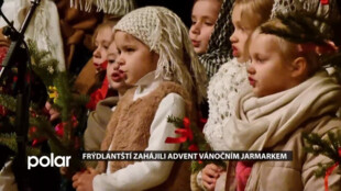 Frýdlantští zahájili advent vánočním jarmarkem a rozsvícením stromu