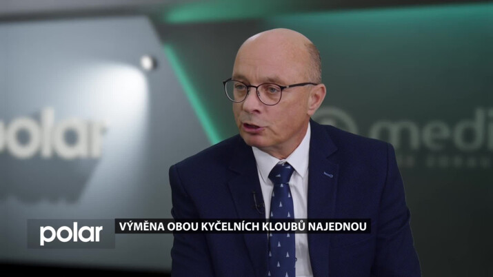 Hosté ve studiu: Pavel Douša, přednosta Kliniky úrazové chirurgie a ortopedie, Výměna obou kyčelních kloubů najednou