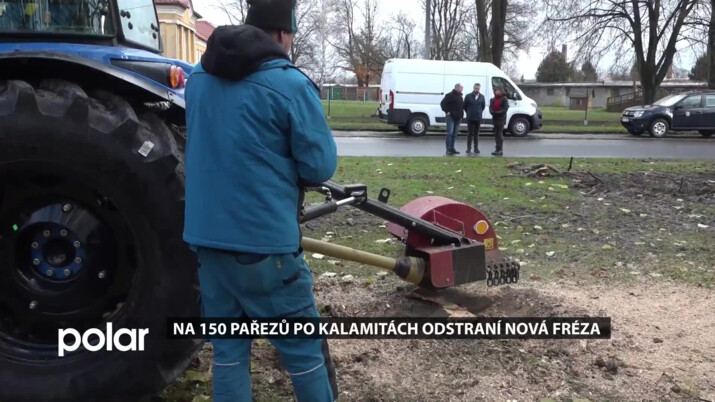 Na 150 pařezů po dvou kalamitách odstraní nová fréza