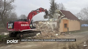 Hrozí další demolice povodněmi zasažených domů. Rozhodující bude zima