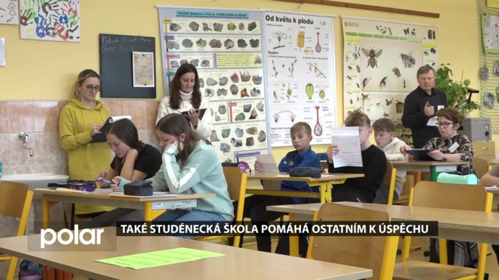 Také studénecká základní škola pomáhá ostatním k úspěchu