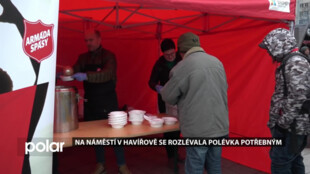 Na náměstí v Havířově se rozlévala polévka potřebným