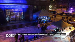 Adventní akce Andělé ve Dvoraně rozzáří radnici Moravské Ostravy a Přívozu