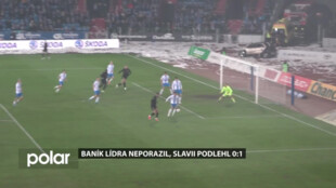 Zápas podzimu ovládly obrany, Baník podlehl Slavii 0:1