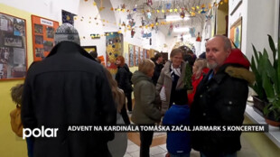 Advent ve škole kardinála Tomáška začal jarmark s koncertem