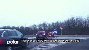 Při vjezdu na obchvat Karviné je změna, nově řidiče zastaví značka STOP