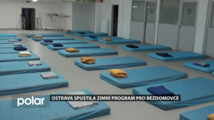 Ostrava spustila zimní program pro bezdomovce. Kapacity jsou dostatečné