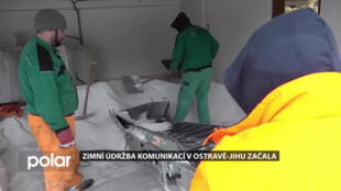 V ulicích Ostravy-Jihu probíhá zimní údržba a svítí nové dekorace