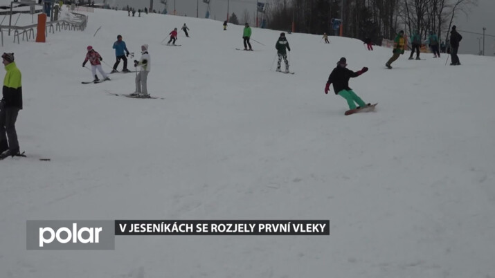 V Jeseníkách bylo zahájeno lyžování, rozjely se první lanovky a sjezdovka v Karlově