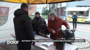 Nutnost třídit odpad vysvětlovali lidem ve Studénce odborníci