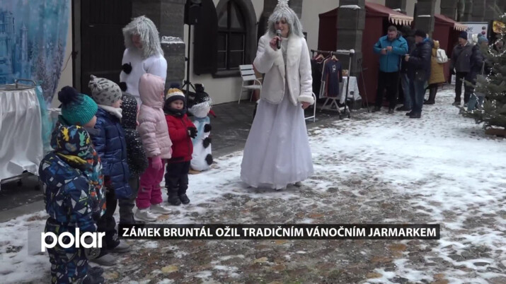 Zámek Bruntál ožil tradičním vánočním jarmarkem