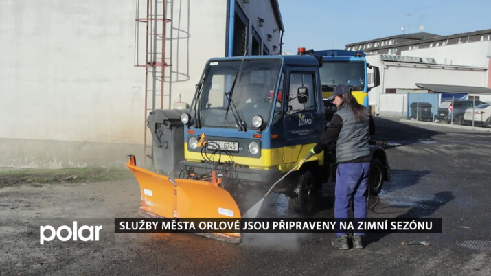 Služby města Orlové jsou připraveny na zimní sezónu