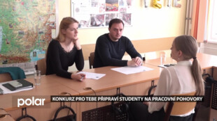 V Orlové si studenti vyzkoušeli fiktivní pracovní pohovory