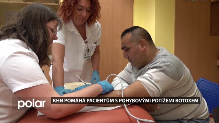 Karvinská hornická nemocnice léčí pohybové potíže pacientů botulotoxinem