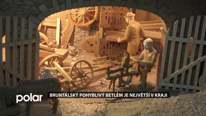 Největší pohyblivý Betlém v MS kraji je k vidění v bruntálském farním kostele