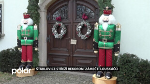 Štáblovice střeží rekordní zámečtí louskáčci. Zapsáni jsou v České knize rekordů