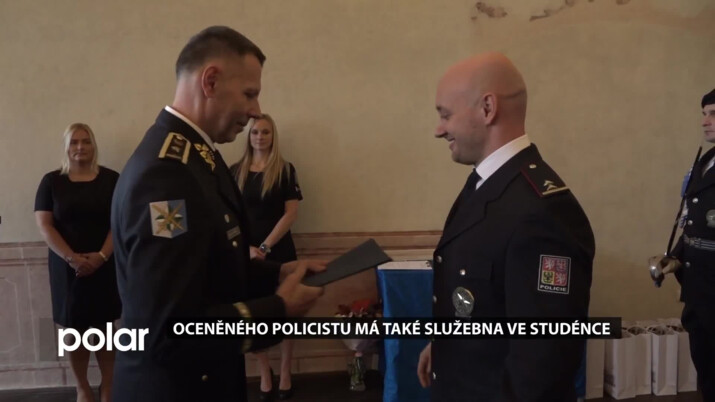 Oceněného policistu má také služebna ve Studénce