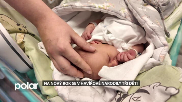 Michaela, Eliška a Emily jsou prvními miminky narozenými v havířovské nemocnici