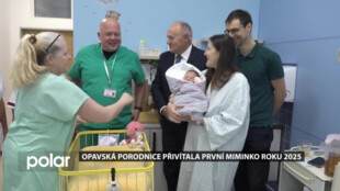 Opavská porodnice přivítala první miminko roku 2025. Magdalénka se má čile k světu