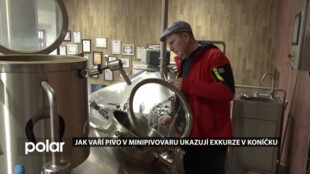 Jak se vaří pivo v minipivovaru ukazují exkurze v Koníčku