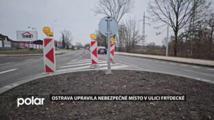 Ostrava upravila nebezpečné místo v ulici Frýdecké