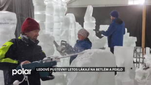 Ledové Pustevny letos lákají návštěvníky na betlém a peklo