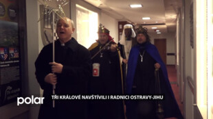 Tři králové navštívili i radnici Ostravy-Jihu