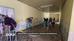 Knihovna v Kateřinkách projde modernizací. Po zářijových povodních se stále vysušuje