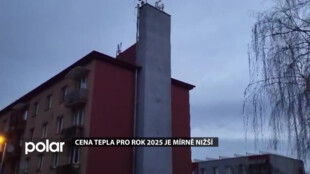 Cena tepla pro obyvatele Nového Jičína je pro rok 2025 mírně nižší