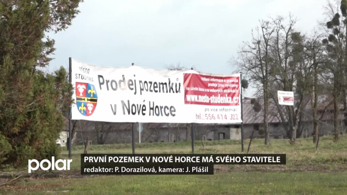 První pozemek v Nové Horce má svého stavitele, město nabízí ještě šest parcel