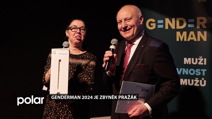 Genderman 2024 je Zbyněk Pražák za projekt vložky do škol. V Ostravě funguje ve všech ZŠ