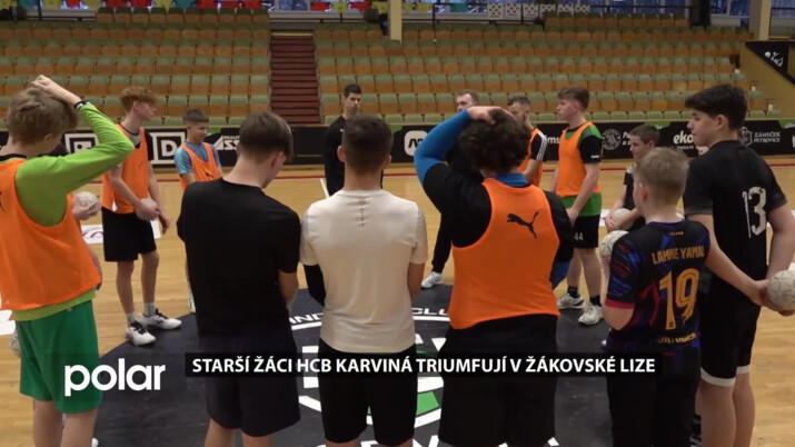 Starší žáci HCB Karviná triumfují v žákovské lize