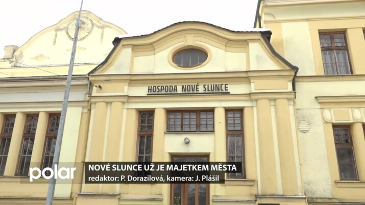 Nové Slunce už je majetkem města, architekti připravují studii rekonstrukce a využití