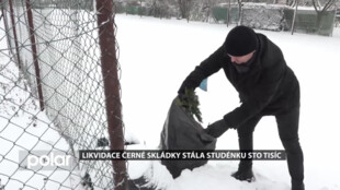 Likvidace černé skládky stála Studénku sto tisíc korun