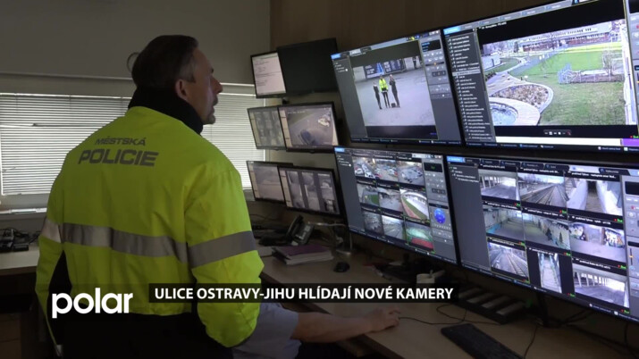 Nové kamery hlídají ulice v městském obvodě Ostrava-Jih