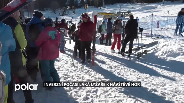 Jeseníky jsou díky skvělým sněhovým podmínkám v obležení lyžařů, běžkařů i turistů