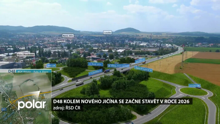 D48 kolem Nového Jičína se začne stavět v roce 2026. Město řeší, jak to bude s placením poplatků