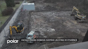 BEZ KOMENTÁŘE: Započala stavba domu sv. Jáchyma - Charita Studénka