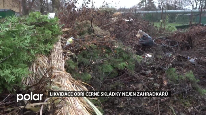 BEZ KOMENTÁŘE: Likvidace obří černé skládky nejen zahrádkářů ve Studénce