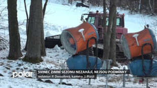 Svinec zimní sezonu nezahájí, pokusy o zasněžování zhatily špatné klimatické podmínky