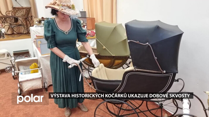 Výstava historických kočárků ve Frýdlantě nad Ostravicí ukazuje dobové skvosty