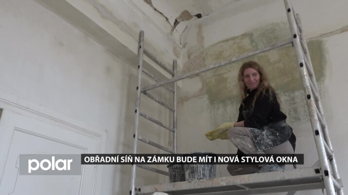 Obřadní síň na zámku bude mít i nová stylová okna