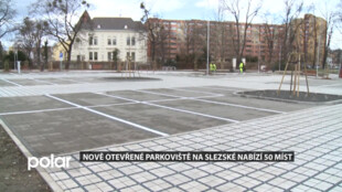 Frýdek-Místek má první ekologické parkoviště. Nabízí 50 míst a vsakuje dešťovou vodu