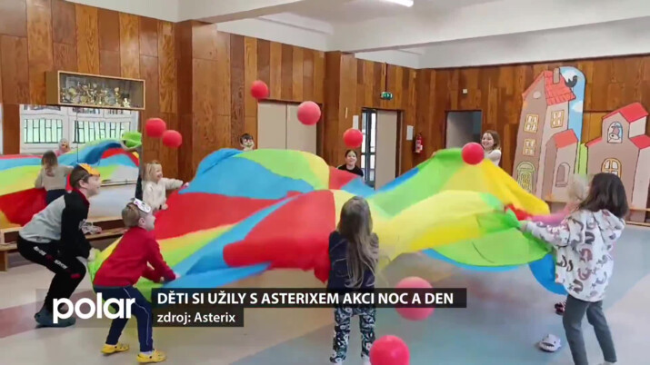 Děti si užily pololetní prázdniny s Asterixem akcí Noc a den